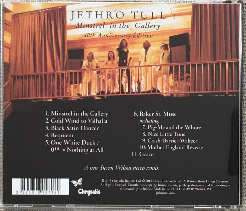 Jethro Tull, Minstrel in the Gallery